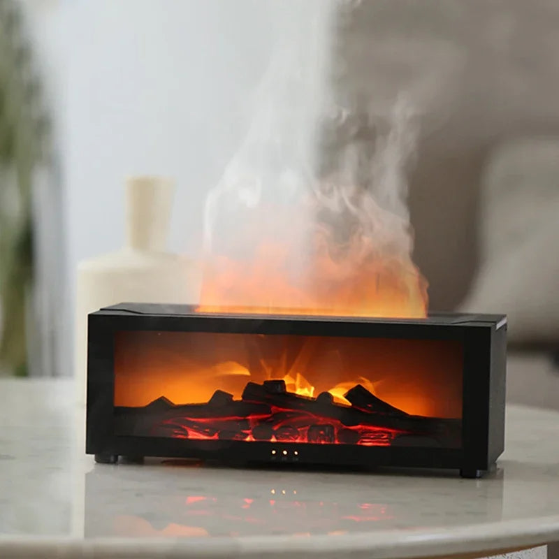 🔥EmberGlow – Flame Fireplace Mist Diffuser