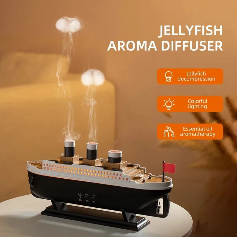 🛳️ Titanic Mist – Nostalgic Steam Diffuser