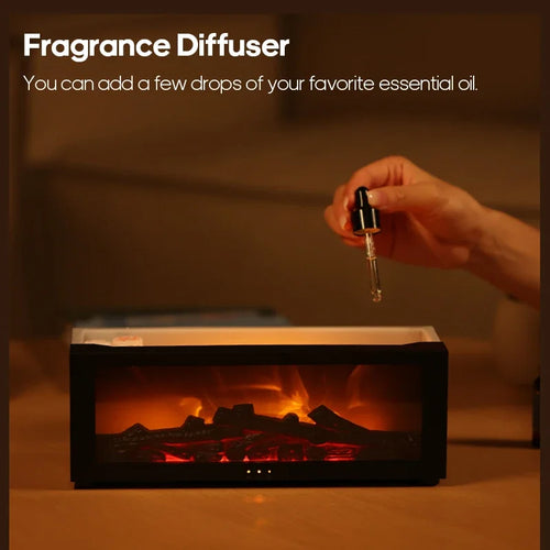 🔥EmberGlow – Flame Fireplace Mist Diffuser